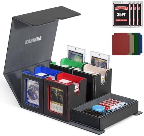 MTG Deck Box mit Commander Display, 5-in-1 Sammelkarten ...
